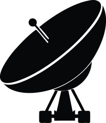 Satellite Dish Vector Illustration