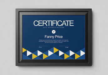 Modern Certificate of Achievement Template