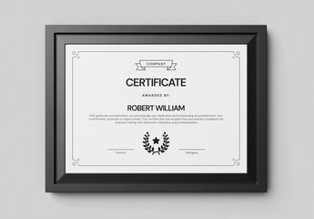 Modern Certificate of Achievement Template
