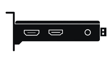 Computer expansion card with hdmi and audio ports