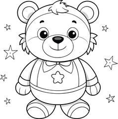 teddy bear coloring pages (1).eps
