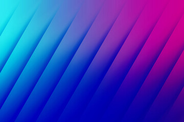 Obraz premium Diagonal stripes gradient background in blue and pink