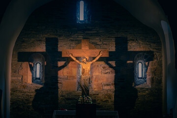 O Cebreiro is a historic village in Lugo, Galicia, famous for its pre-Roman pallozas.