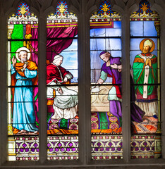 Obraz premium Saint Corentin cathedral, Quimper, finistere, brittany, france