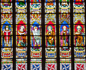 Saint Corentin cathedral, Quimper, finistere, brittany, france