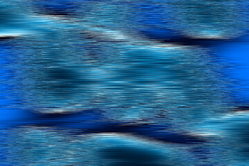 Abstract blue water ripples with light reflections and dark shadows