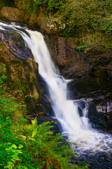 Waterfall on the River Twiss in Yorkshire.