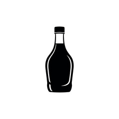 Coffee Syrup Bottle Silhouette