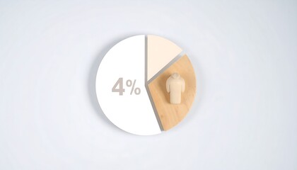 Pie chart with percentages