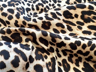 Classic Leopard Pattern on Soft Golden Brown Background