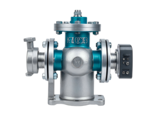 Industrial flow control valve with sensors