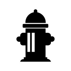 Minimal Fire Hydrant Symbol for Urban Safety and Rescue Line Art Vector illustration