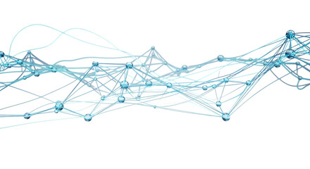 Stunning network connections with glowing nodes to illustrate technology, communication, and innovation for a modern and connected world, perfect for data visualization projects