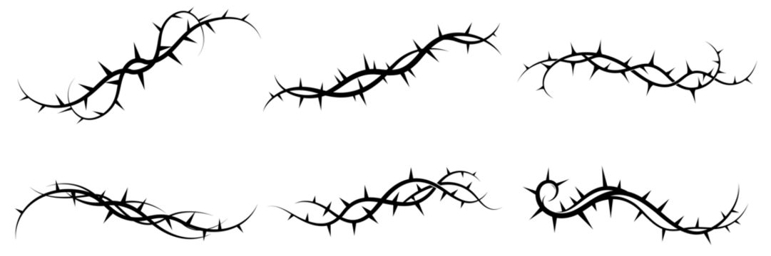 silhouette of grass and plants in nature vector illustration - Powered by Adobe