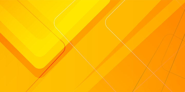 Abstract orange and yellow geometric background. Dynamic shapes composition. Cool background design for posters.