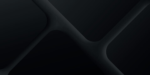 Dark abstract background with modern black square pattern. Simple and elegant 3D style background concept for covers, brochures, presentations, websites and certificates. VOL. 3