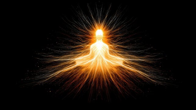 Spiritual Enlightenment Illustration for Pargat Diwas Celebration