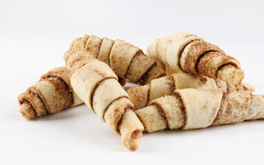 Delicious cinnamon cookies. A pile of cinnamon cookies.