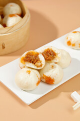 Traditional Xiaolongbao Soup Dumplings from Shengzhou China with Bamboo Steamer Authentic Chinese Cuisine