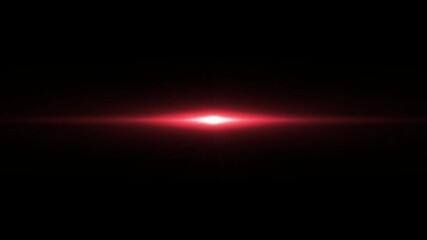 Dynamic glowing red eye pulsing energy flow. Dynamic red light animation pulses with energy,  red laser beam pulses across a stark - Powered by Adobe