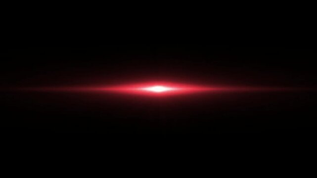 Dynamic glowing red eye pulsing energy flow. Dynamic red light animation pulses with energy,  red laser beam pulses across a stark
