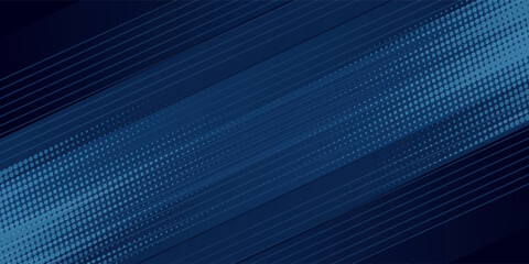 Obraz premium Bastrak background with overlapping blue gradient geometric layers and glowing blue line decoration. Modern graphic design concept for web banners, posters, flyers, cards, covers, or brochures.