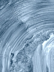 Gray brush stroke creative abstract hand painted background, original acrylic painting.