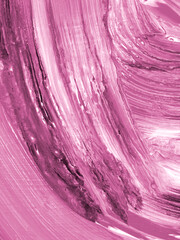 Pink brush stroke creative abstract hand painted background, acrylic painting on canvas