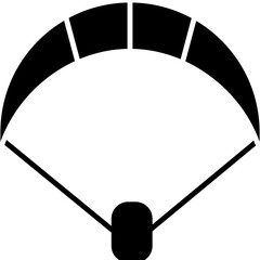Kitesurf Icon Vector Element