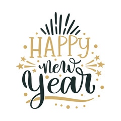 New Year’s Eve Celebration – Festive Fireworks, Party Decor & Holiday Cheer Illustration