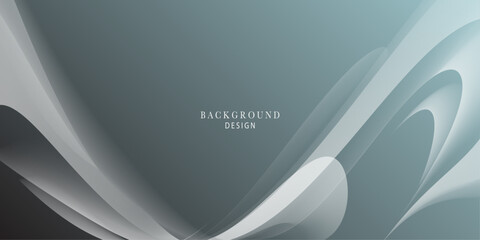 Abstract gray background with modern wave pattern creativity flows