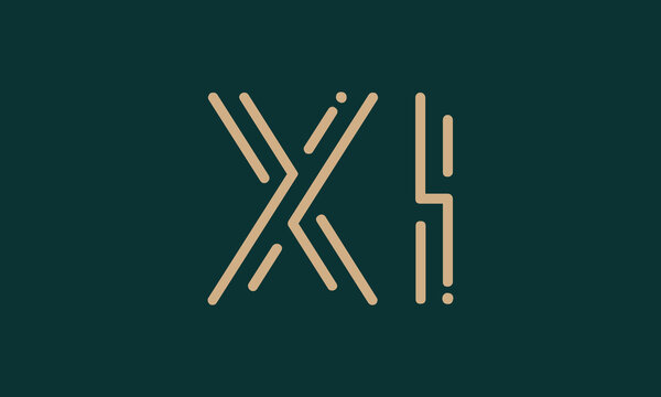 XI X xi initial logo | initial based abstract modern minimal creative logo, vector template image. luxury logotype logo, real estate homie logo. typography logo. initials logo