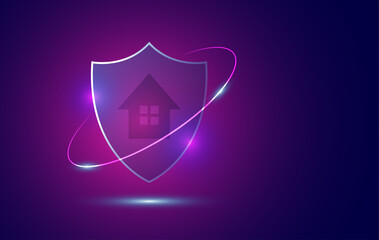 icona, scudo, protezione, difesa, sicurezza, sicuro, protetto, antifurto,  casa, abitazione