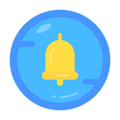 Notification Button Flat