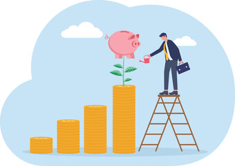  illustration of maintaining financial investments aligned with rising business performance
