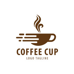 Coffee icon logo and coffee shop logo design inspiration with creative element premium vector