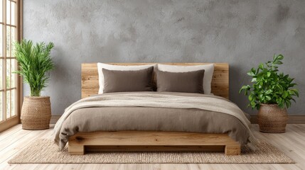 Cozy living room interior design with earth toned furniture modern aesthetic natural light inviting environment