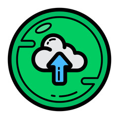 Upload Button Filled