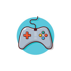 Video Game Controller Vector Illustration. Gaming and Entertainment Device Concept Design