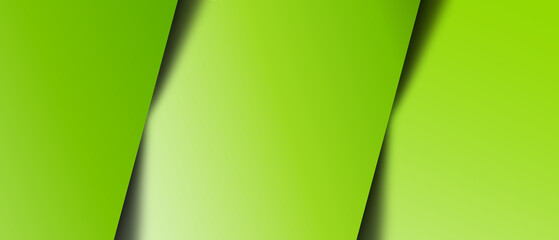  Realistic green overlap layer illustration