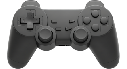Gray wireless video game controller