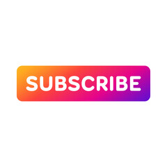 Subscribe button for social media and online content.