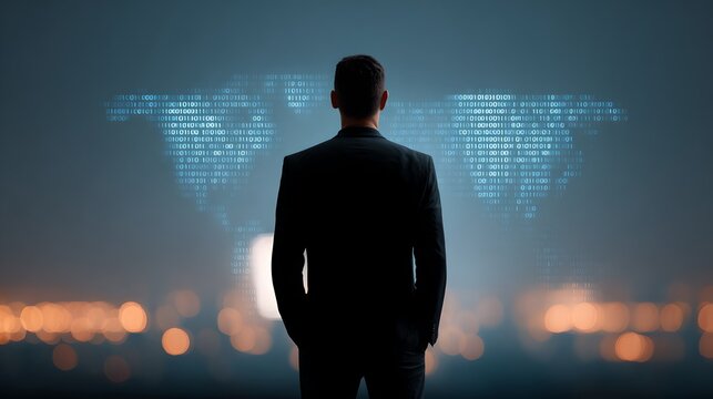 Advanced digital technology network showcasing innovative connectivity solutions for modern data communication and cybersecurity systems in business environments