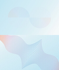  Abstract wave line background. stock illustration