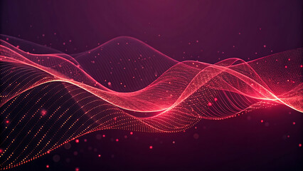 Vector abstract background with particles. Futuristic technology style. Elegant background for business presentations.