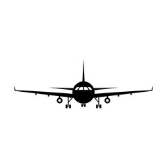 Plane silhouette 