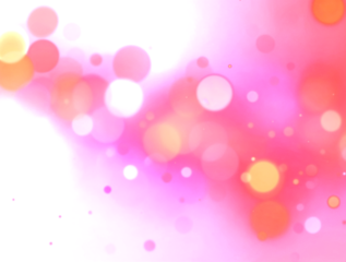Abstract Bokeh Background Pink, Red, Orange and Yellow Light Circles for Designs.