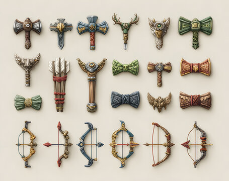 Bow Icon Set - Powered by Adobe