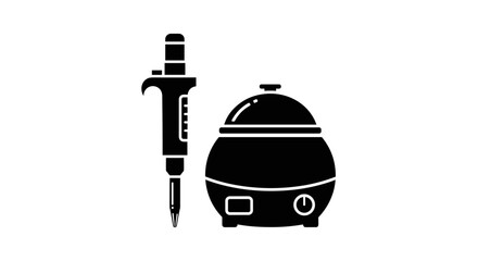 Laboratory Pipette and Humidifier Device for Scientific Research.