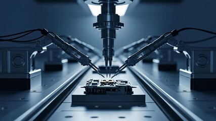 Semiconductor Manufacturing: Precision Robotics in Microchip Production - Powered by Adobe